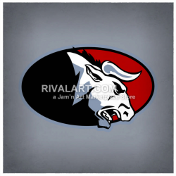 Bulls Logo Graphic Digital Team Color