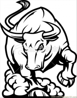 Bulls Coloring Sheets Free Clipart Kids Pages 7082 ...