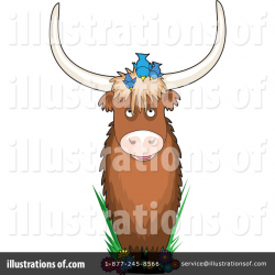 Yak Clipart #224418 - Illustration by Maria Bell