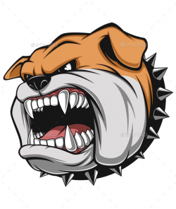 Angry dog | Bulldog mascot, Vector graphics and Graphics
