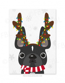 French Bulldog Clipart Birthday Card Free collection | Download and ...