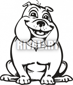 Happy bulldog puppy sitting | Clipart Panda - Free Clipart Images