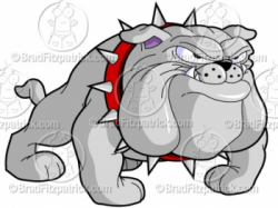 Cartoon Bulldog Clip Art | Bulldog Graphics | Bulldog Mascot Clipart ...