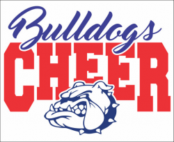 Bulldogs Cheer SVG, DXF, EPS, Cut File for Cameo and Cricut, Instant ...