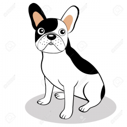 Picturesque French Bulldog Clipart Pencil And In Color - Free Clipart