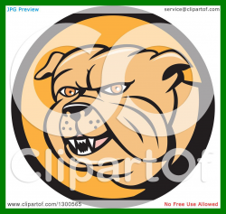 Stunning Bulldog Clipart Tough Pencil And In Color Pict Of Cute ...