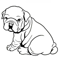 Fat Bulldog Like Towel Coloring Pages | Dog Coloring Pages ...