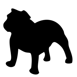 English Bulldog clipart silhouette #6 | twylia foreman | Pinterest ...