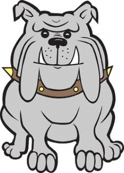 Bulldog clipart girly - Pencil and in color bulldog clipart girly