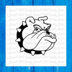 Bulldog Mascot SVG File-Cutting File-Clip Art for Commercial and ...
