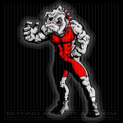 Wrestling Bulldog Clip Art Graphic Vector Wrestling Image