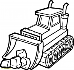 Simple Bulldozer Drawing at GetDrawings.com | Free for personal use ...