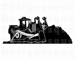 Bulldozer #6 SVG, Heavy Equipment, Bulldozer Clipart, Bulldozer Files for  Cricut, Bulldozer Cut Files For Silhouette, Dxf, Png, Eps, Vector