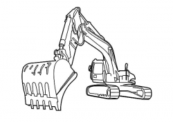 Digger Drawing at GetDrawings.com | Free for personal use Digger ...