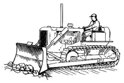 Bulldozer Drawing at GetDrawings.com | Free for personal use ...