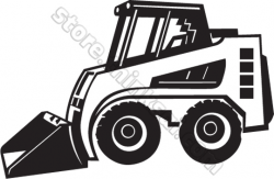 Skidsteer clipart - Clipart Collection | Construction vehicles: skid ...
