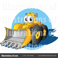 Bulldozer Clipart #36080 - Illustration by Holger Bogen