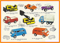 Tonka Toys Price guide and Identifications Tiny Toys