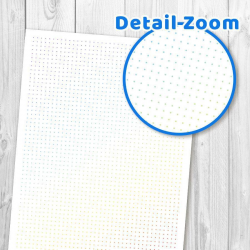 Colored Dot Grid Bullet Journal Printable | The Digital Download Shop