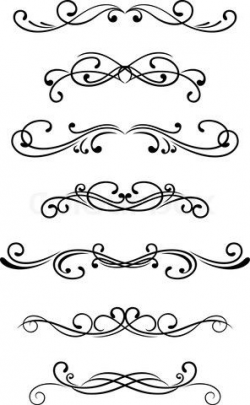 Simple Scroll Designs Could use a scroll patterns swirls vectorized ...