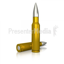 Two Rifle Bullets - Presentation Clipart - Great Clipart for ...