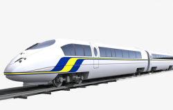 Gray High-speed Rail, Gray High Speed Rail, Grey High Speed Train ...