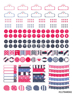Weekend banners,weather icons and more,printable planner stickers ...