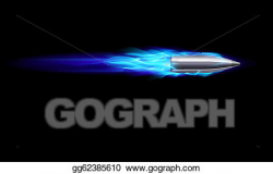 Vector Art - Gun bullet shot. EPS clipart gg62385610 - GoGraph
