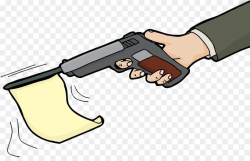 Firearm Pistol Bullet Handgun Clip art - Cartoon pistol vertical ...