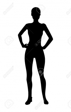 fit girl silhouette | Silhouette Of The Human Body Clipart ...