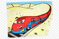 Rail transport Train Drawing Steam locomotive High-speed rail ...