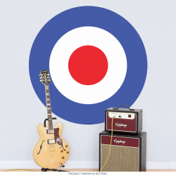 Mod Bullseye British Target Wall Decal | Vintage Style Reproductions ...