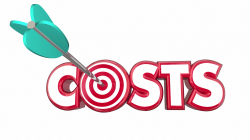 Target Costs Arrow Bullseye Reduce Spending 3 D Animation Motion ...