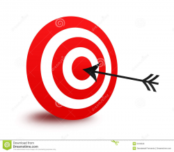 Bullseye With Arrow Clipart