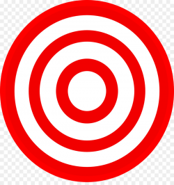 Darts Shooting target Bullseye Clip art - Red target png download ...