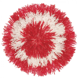 CLASSIC BULLSEYE STREAMER POMS FOR CHEER, DANCE AND DRILL TEAMS