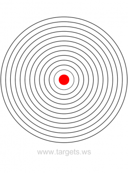 Targets - Print your own bullseye shooting targets