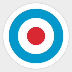 Simple Target - Bullseye - Sticker | TeePublic