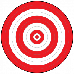All Red Bullseye Target | Easy Eye Outdoors - ClipArt Best ...