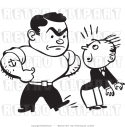 28+ Collection of Bully Clipart Black And White | High quality, free ...