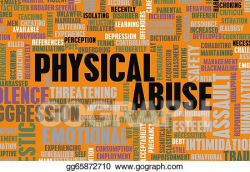 Clipart - Physical abuse. Stock Illustration gg65872710 - GoGraph