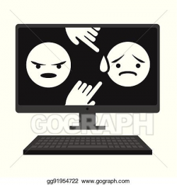 Vector Art - Cyber bullying graphic. Clipart Drawing gg91954722 ...
