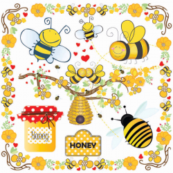 bumble bee clip art border 7ac877f0870172a1431ecaa3283b8bfd - Clip ...