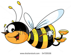 picture of a happy bee flying | Clipart Panda - Free Clipart Images