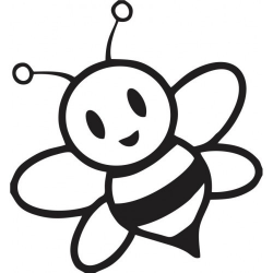 Bumble Bee Outline Cliparts - Free Clipart