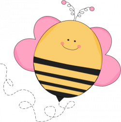 Bees clipart pink - Pencil and in color bees clipart pink