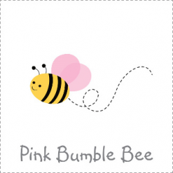 Bee clipart pink - Pencil and in color bee clipart pink