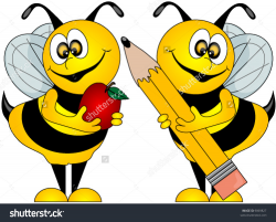 Bees clipart teacher - Pencil and in color bees clipart teacher