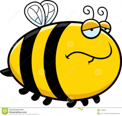 Bumblebee clipart sad - Pencil and in color bumblebee clipart sad
