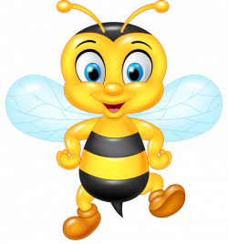 Funny cartoon animals vector (11) [преобразованный].png | Bees, Clip ...